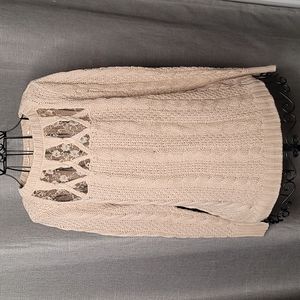 LC lace sweater size Medium